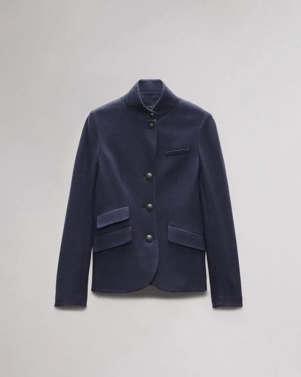 Blazers and Vests Women Rag and Bone Slade Wool Blazer Navy