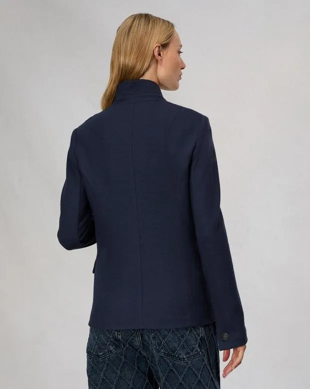 Blazers and Vests Women Rag and Bone Slade Wool Blazer Navy