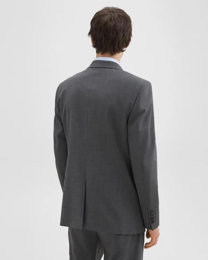 Blazers Jackets Men Theory Chambers Blazer In Stretch Wool Medium Charcoal Blazers Jackets Men Theory Chambers Blazer In Stretch Wool Medium Charcoal