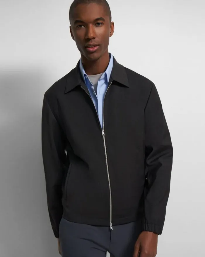 Blazers Jackets Men Theory Zerega Jacket In Motion Bonded Pestle Melangegrey Melange Blazers Jackets Men Theory Zerega Jacket In Motion Bonded Pestle Melangegrey Melange