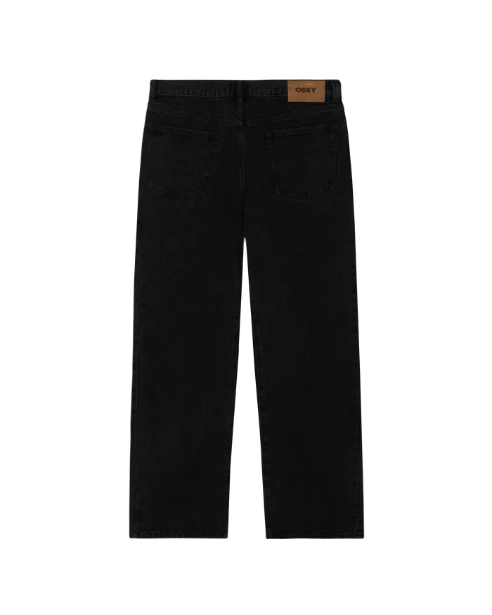 BOTTOMS CLASSIC BAGGY DENIM Faded Black 8211 OBEY Clothing Men