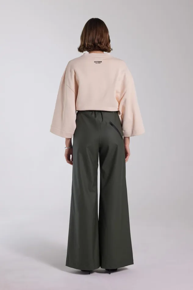 Bottoms Women Stutterheim Jarla Trousers Dark Green
