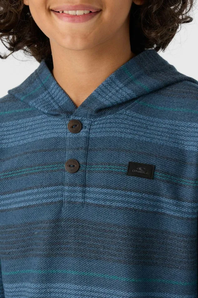 BOY039S BAVARO STRIPE PONCHO FLEECE PULLOVER Midnight Navy Kids O039NEILL Boy039S Clothing