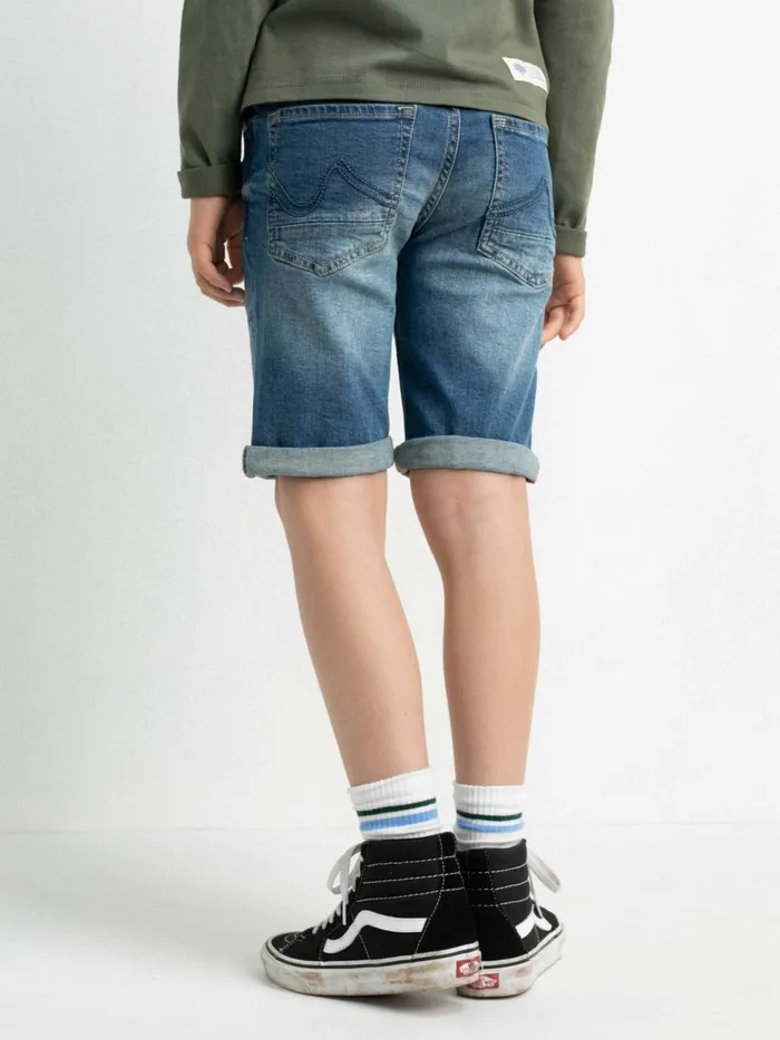Boys Shorts Petrol Industries Bullseye Denim Shorts Medium Blue