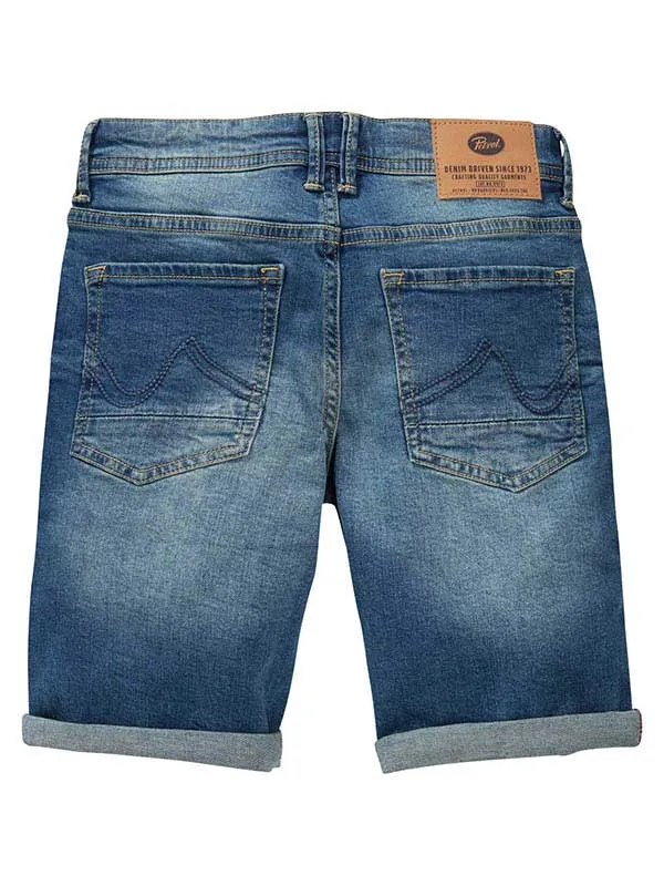 Boys Shorts Petrol Industries Bullseye Denim Shorts Medium Blue