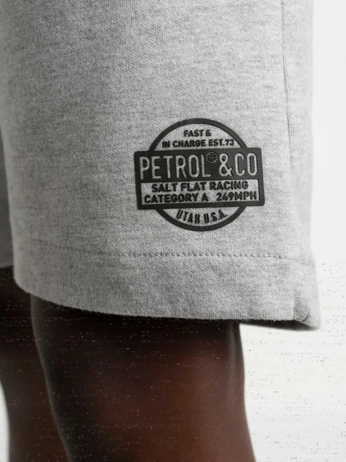 Boys Shorts Petrol Industries Jogger Shorts Light Grey Melee