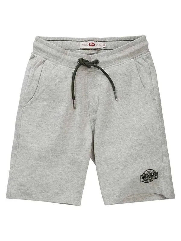 Boys Shorts Petrol Industries Jogger Shorts Light Grey Melee