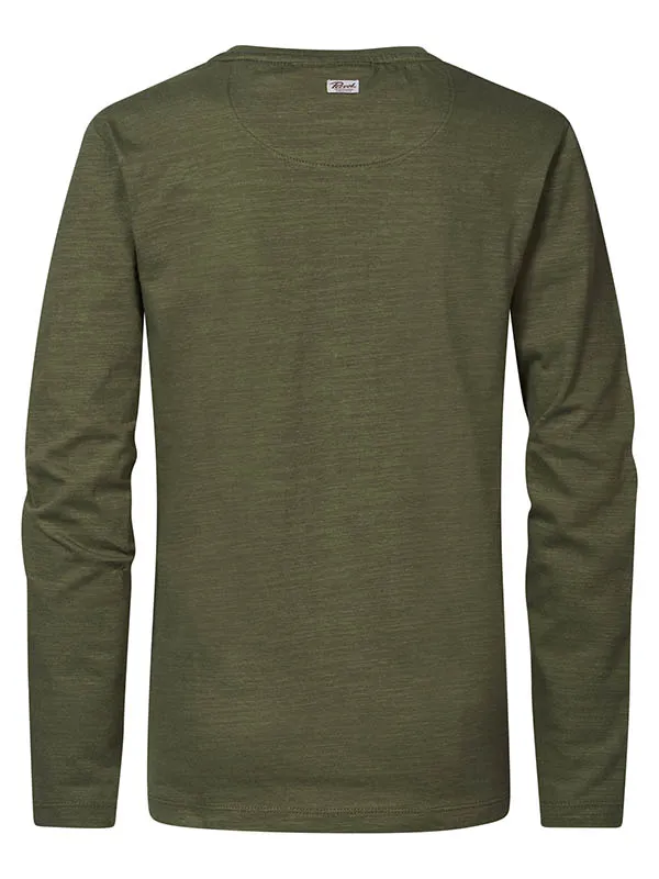 Boys TShirts Petrol Industries Artwork TShirt Dusty Army