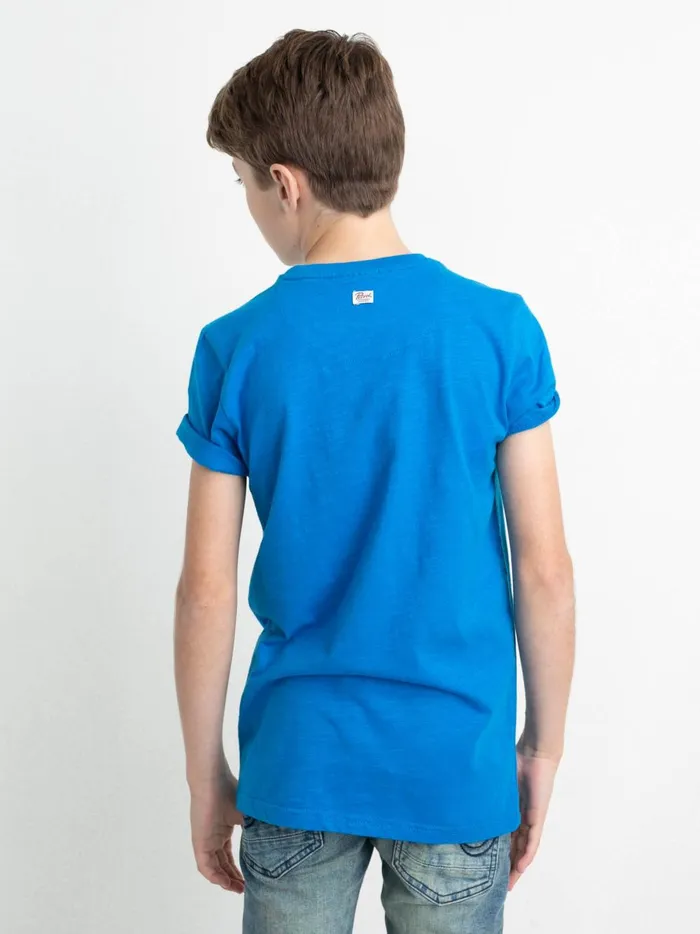 Boys TShirts Petrol Industries Artwork TShirt Electric Blue