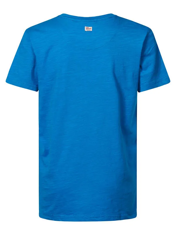 Boys TShirts Petrol Industries Artwork TShirt Electric Blue