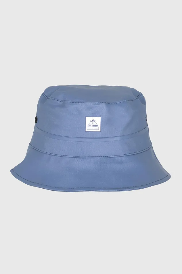 Bucket Hats Women Stutterheim Lee X STUTTERHEIM Bucket Hat Ash Blue