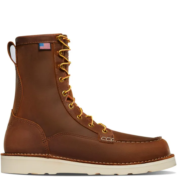 Bull Run Moc Toe 8quot Tobacco Steel Toe Men Danner Boots