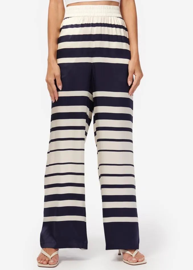 CAMI NYC Bottoms Women Bleecker Pant Shadow Stripe