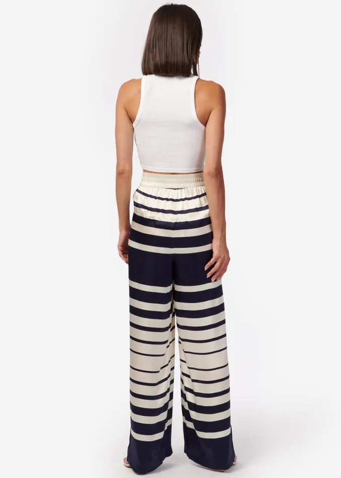 CAMI NYC Bottoms Women Bleecker Pant Shadow Stripe