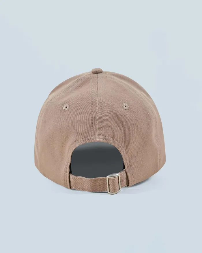 Caps From Future Embroidered Heart Curved Visor Cap Taupe