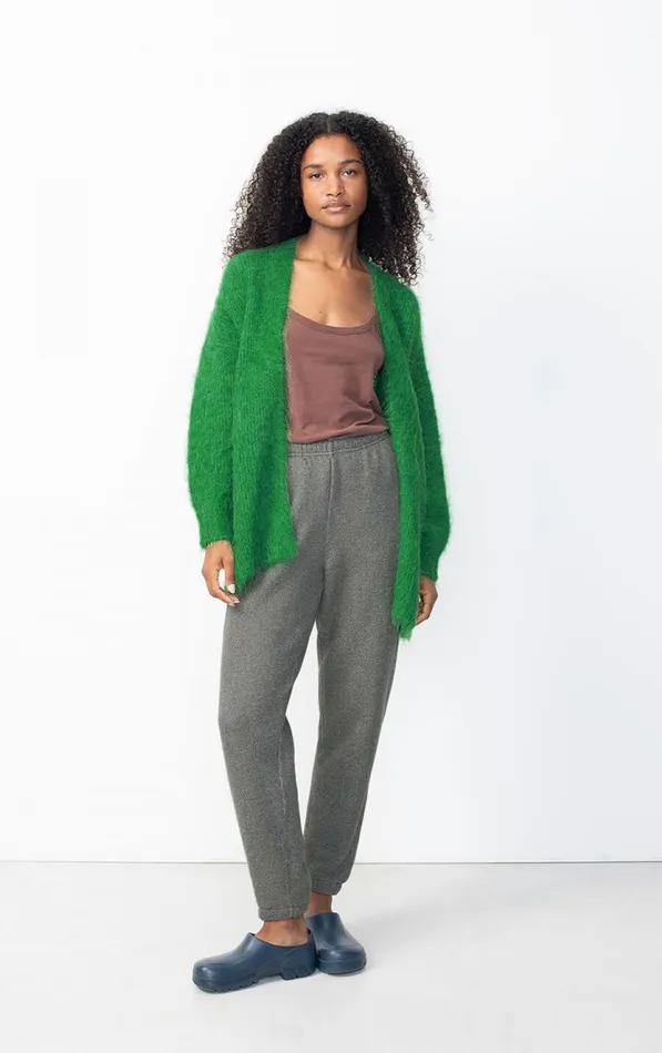 Cardigan Bymi Melange Clover Women American Vintage Jumpers and Cardigans Cardigan Bymi Melange Clover Women American Vintage Jumpers and Cardigans