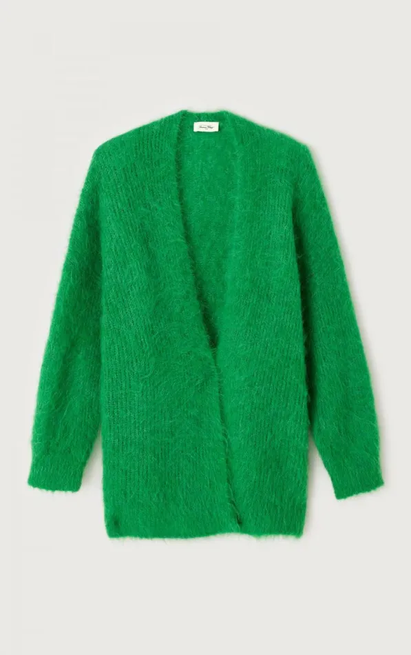 Cardigan Bymi Melange Clover Women American Vintage Jumpers and Cardigans Cardigan Bymi Melange Clover Women American Vintage Jumpers and Cardigans