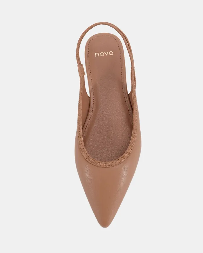 CASSEY CAMEL Ballet Flats Women Casuals NOVO Shoes