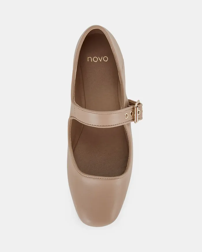 Casuals NOVO Shoes Women CESENA NUDE Ballet Flats