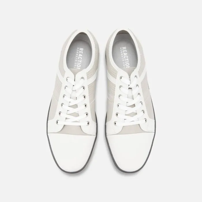 Center Low Top Sneaker White Combo Men Kenneth Cole Sneakers