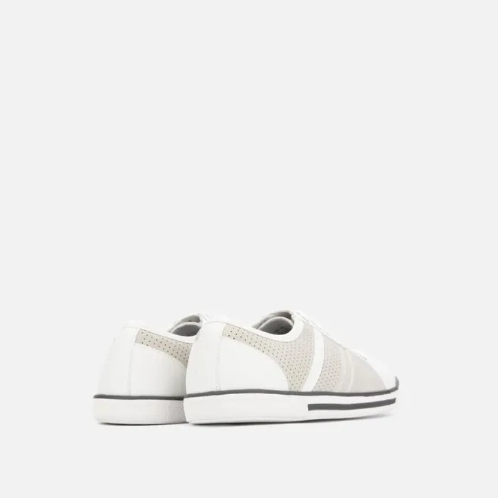 Center Low Top Sneaker White Combo Men Kenneth Cole Sneakers