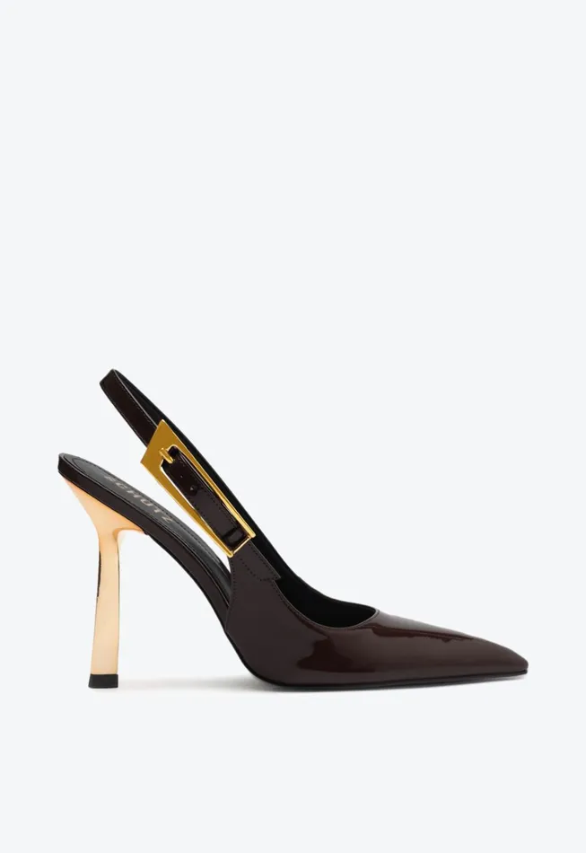 Ciara Patent Leather Pump Brown Women Schutz Shoes