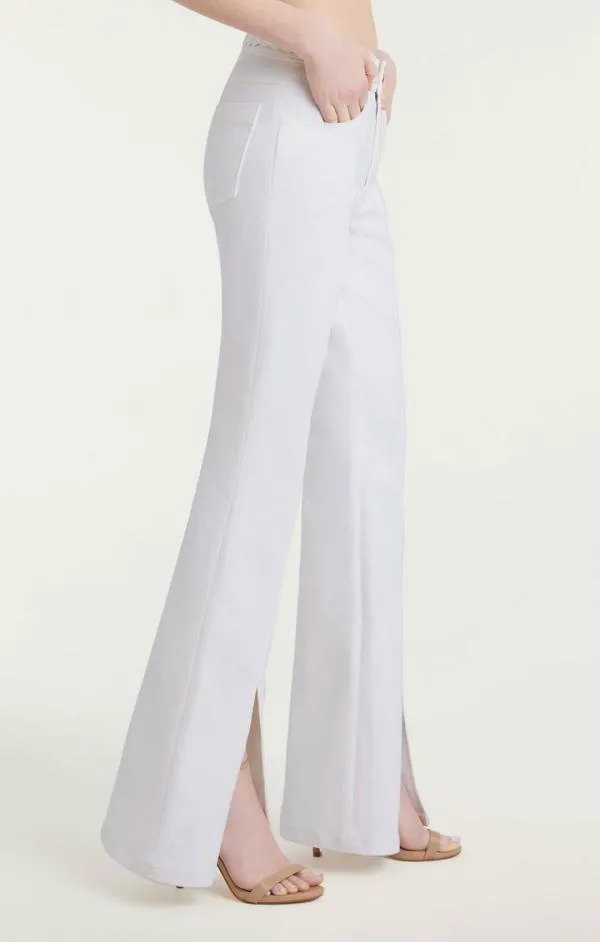 Cinq Sept Braided Ferna Pant White Women Pants