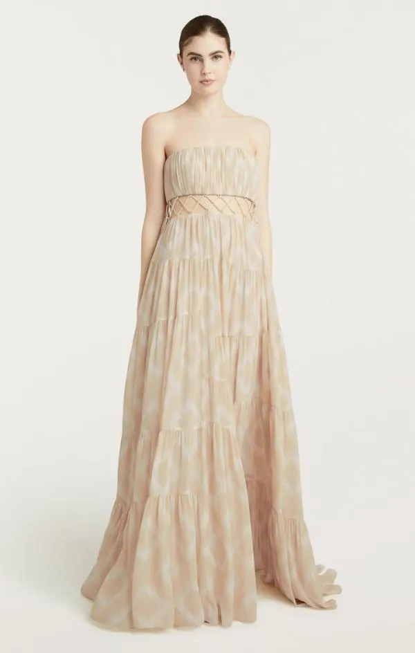 Cinq Sept Cora Gown Ivoryplaster Women Cocktail and Evening