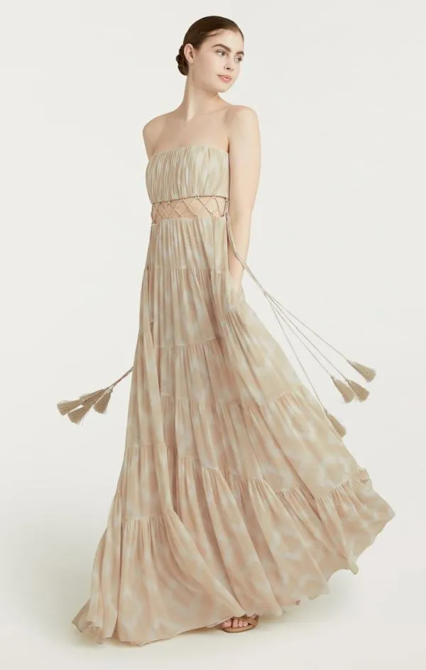 Cinq Sept Cora Gown Ivoryplaster Women Cocktail and Evening