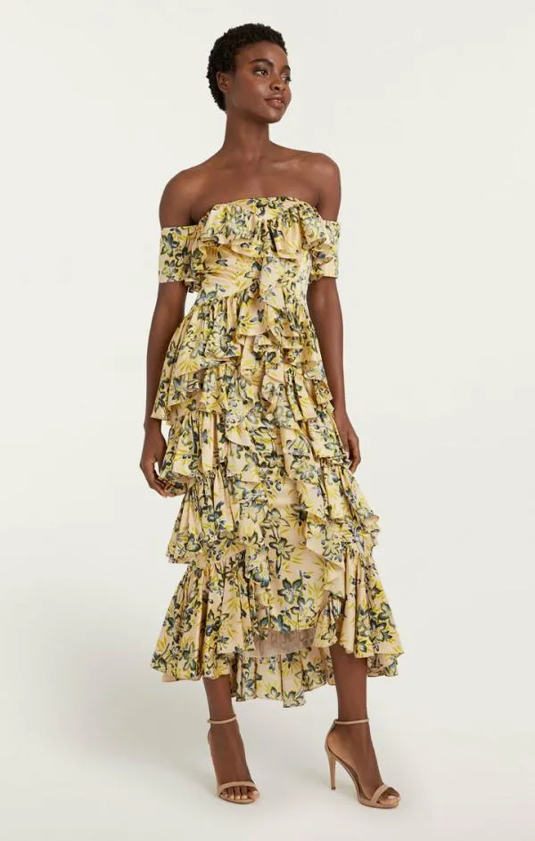 Cinq Sept Eleonora Dress Pomelo Multi Women Midi