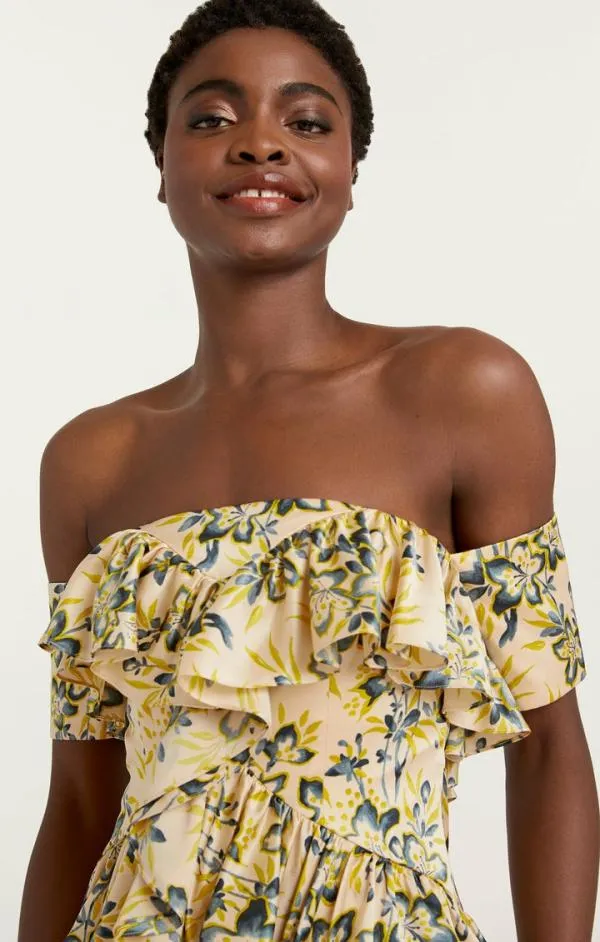 Cinq Sept Eleonora Dress Pomelo Multi Women Midi