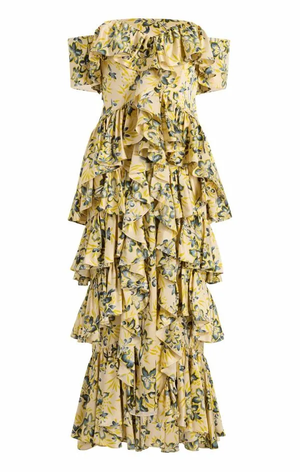 Cinq Sept Eleonora Dress Pomelo Multi Women Midi