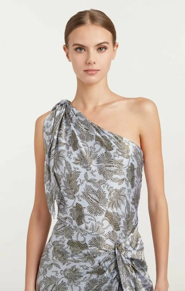 Cinq Sept Gretchen Dress Frostblack Olive Women Midi