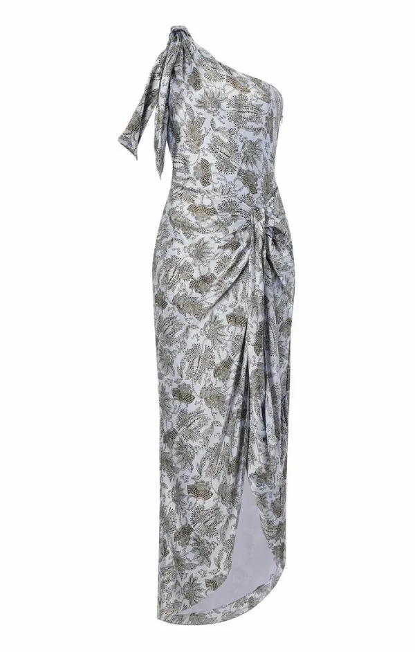 Cinq Sept Gretchen Dress Frostblack Olive Women Midi