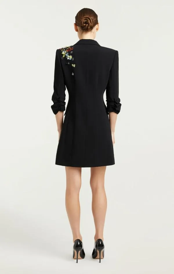 Cinq Sept Linnea Dress Sequin Flower Blackmulti Women Mini