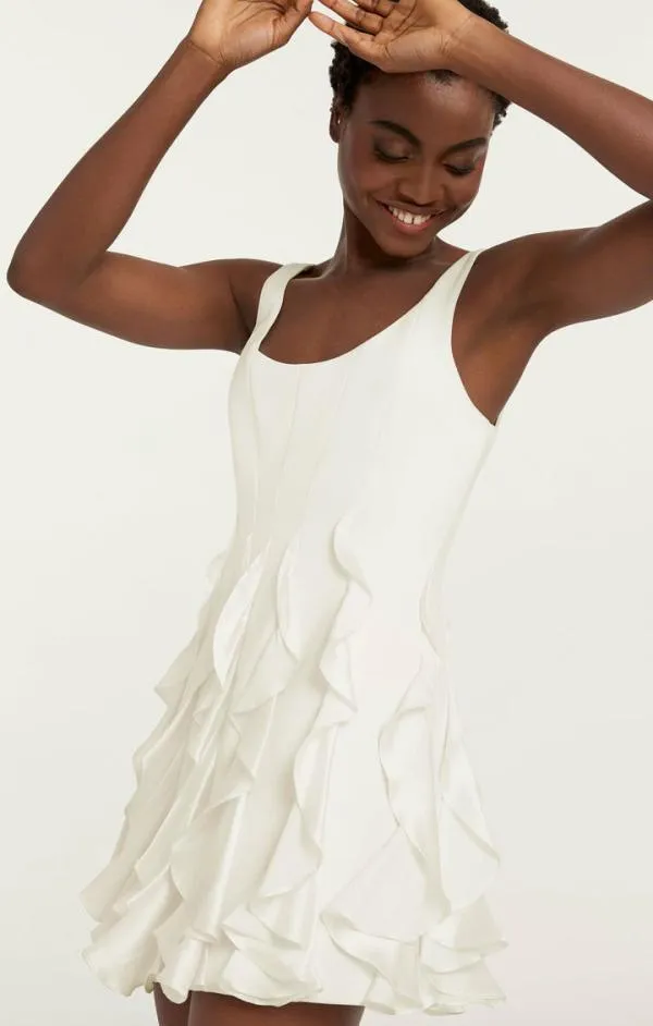 Cinq Sept Madlin Dress Ivory Women Mini