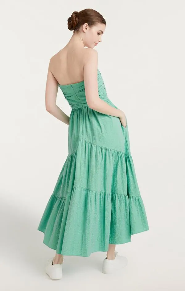 Cinq Sept Maurice Dress Cyanlima Bean Women Midi