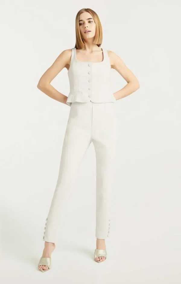 Cinq Sept Rowena Pant Ivory Women Pants