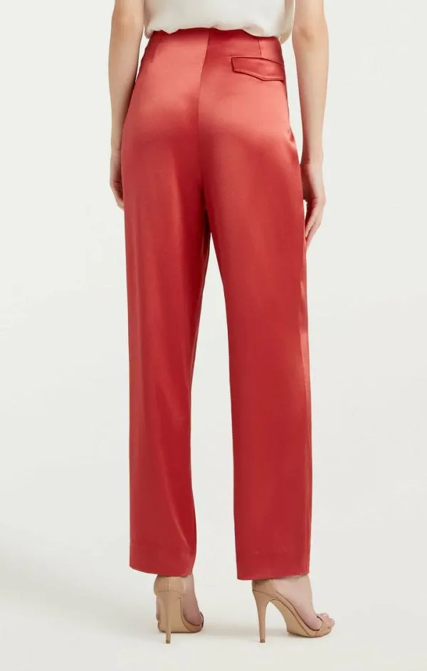 Cinq Sept Satin Ruthy Pant Sumac Women Pants