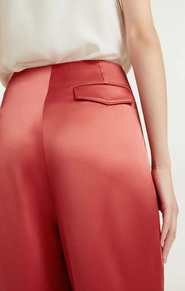 Cinq Sept Satin Ruthy Pant Sumac Women Pants