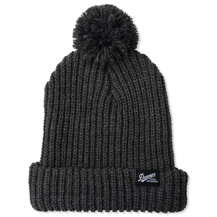 Classic Pom Beanie Dark Gray Men Danner Hats