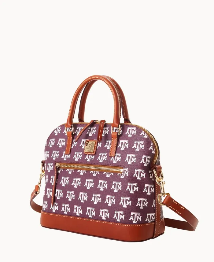 Collegiate Texas Achr38M University Domed Zip Satchel Texas Aandm Woman Dooney and Bourke Satchels Collegiate Texas Achr38M University Domed Zip Satchel Texas Aandm Woman Dooney and Bourke Satchels