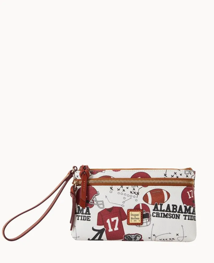 Collegiate University Of Alabama Double Zip Wristlet University Of Alabam ManWoman Dooney and Bourke Wallets Collegiate University Of Alabama Double Zip Wristlet University Of Alabam ManWoman Dooney and Bourke Wallets