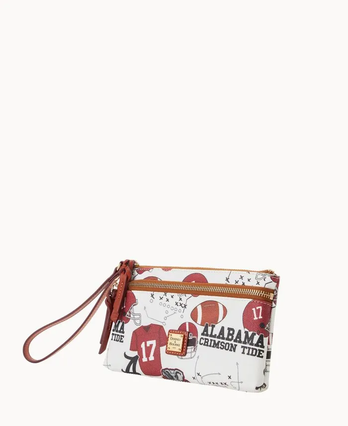 Collegiate University Of Alabama Double Zip Wristlet University Of Alabam ManWoman Dooney and Bourke Wallets Collegiate University Of Alabama Double Zip Wristlet University Of Alabam ManWoman Dooney and Bourke Wallets