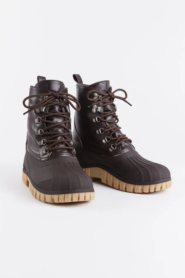 Combat Boots Women Stutterheim Patrol Boot Leather Coffee
