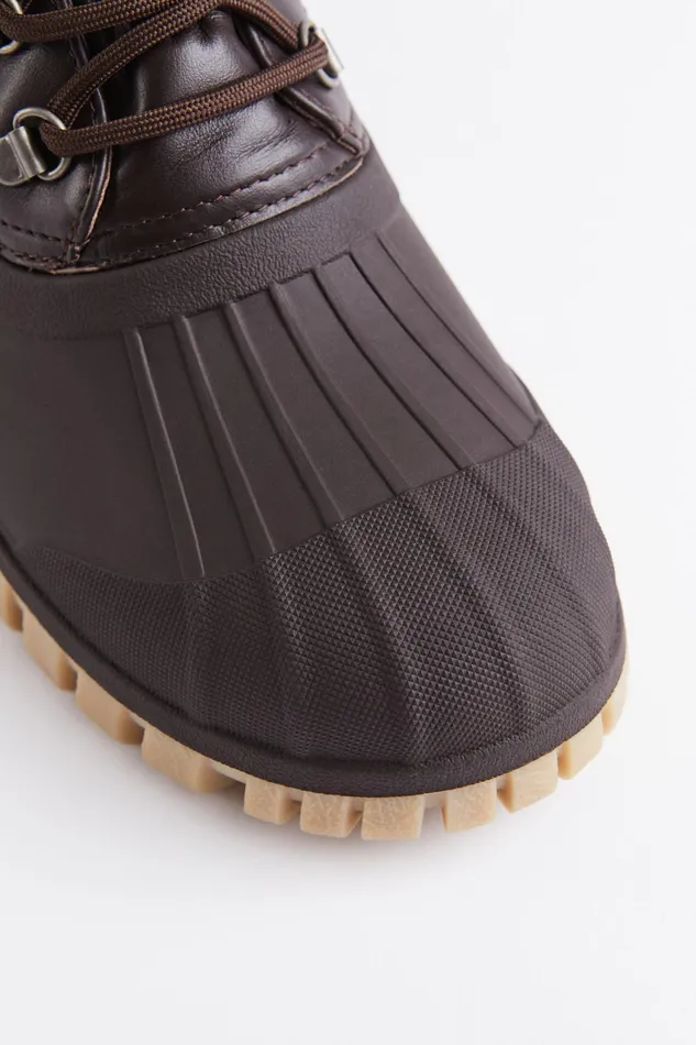 Combat Boots Women Stutterheim Patrol Boot Leather Coffee