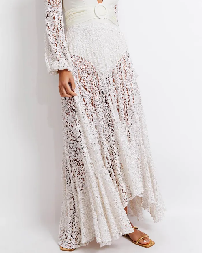 CoverUps Women PatBO Lace Beach Skirt X Harrods Exclusive