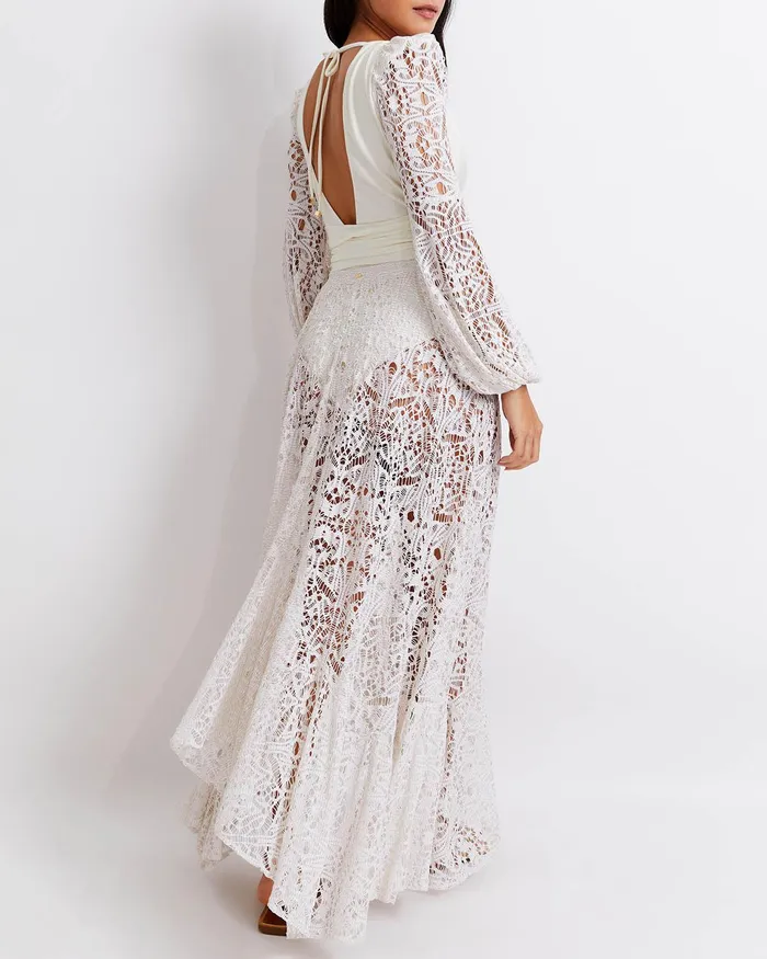 CoverUps Women PatBO Lace Beach Skirt X Harrods Exclusive