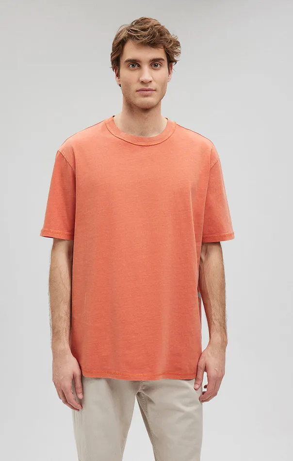 Crew Neck TShirt In Carnelian Men Mavi Jeans TShirts