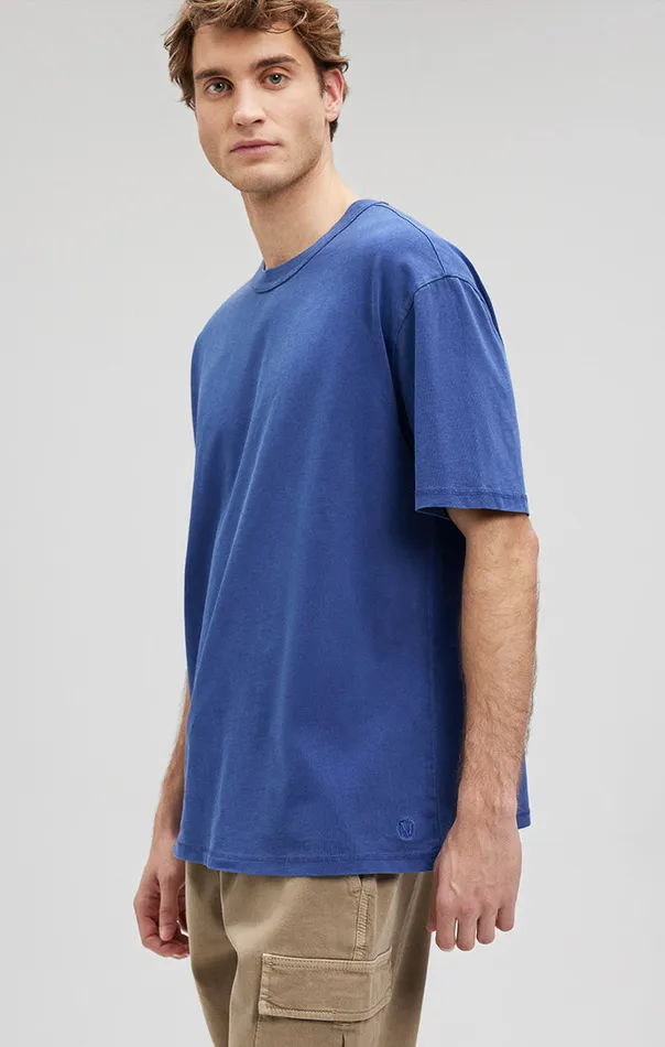 Crew Neck TShirt In Mazarine Blue Men Mavi Jeans TShirts Crew Neck TShirt In Mazarine Blue Men Mavi Jeans TShirts